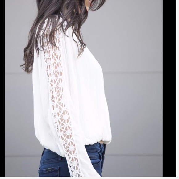 Free People Long Sleeve Blouse - Picture 2 of 7
