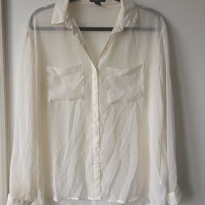 FOREVER 21 BUTTON UP BLOUSE