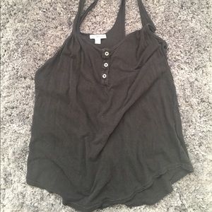 Cotton and linen blend. James Perse tank