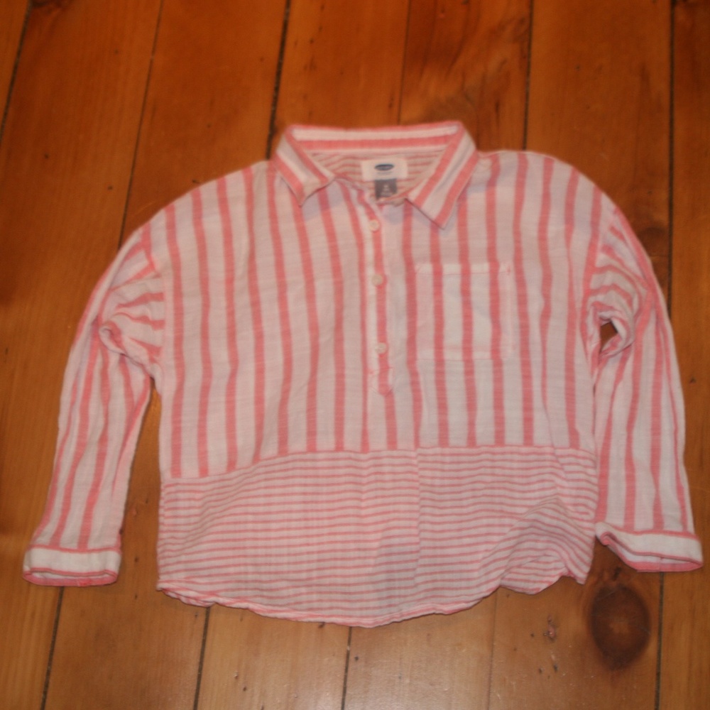 Striped, pink, shirt