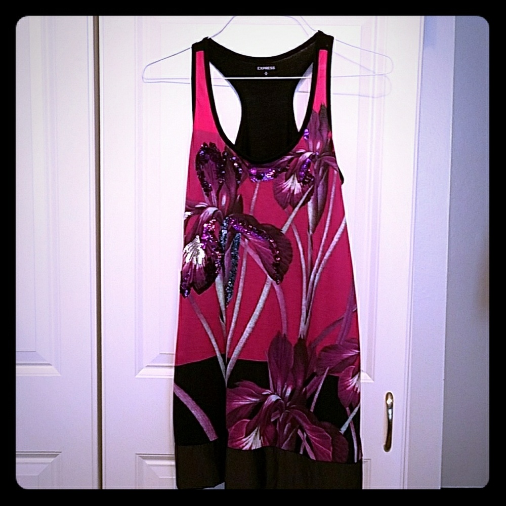 💜Express Pink/Purple Tunic/Dress Size Medium