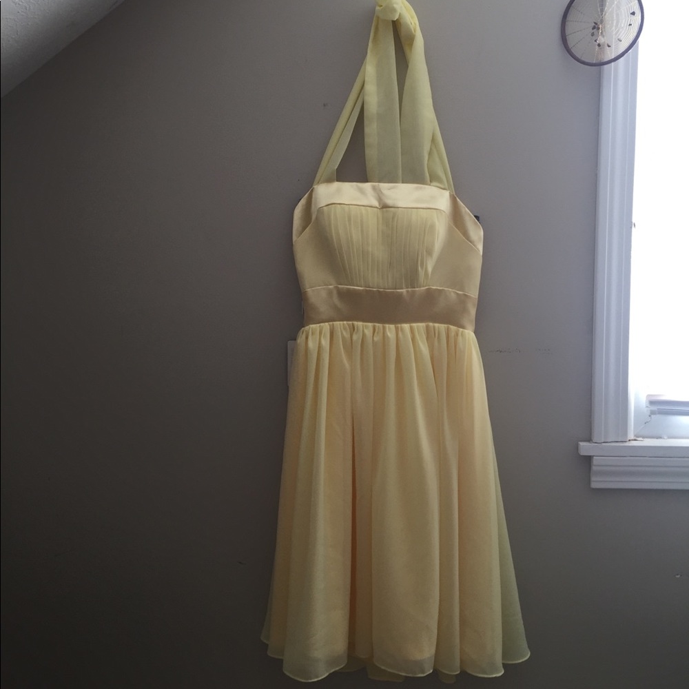 Brand new halter top dress. Fit and flare.