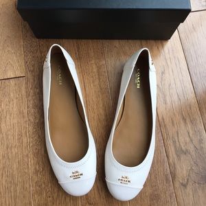 Coach NWT Chelsea Matte Flat - Size 8