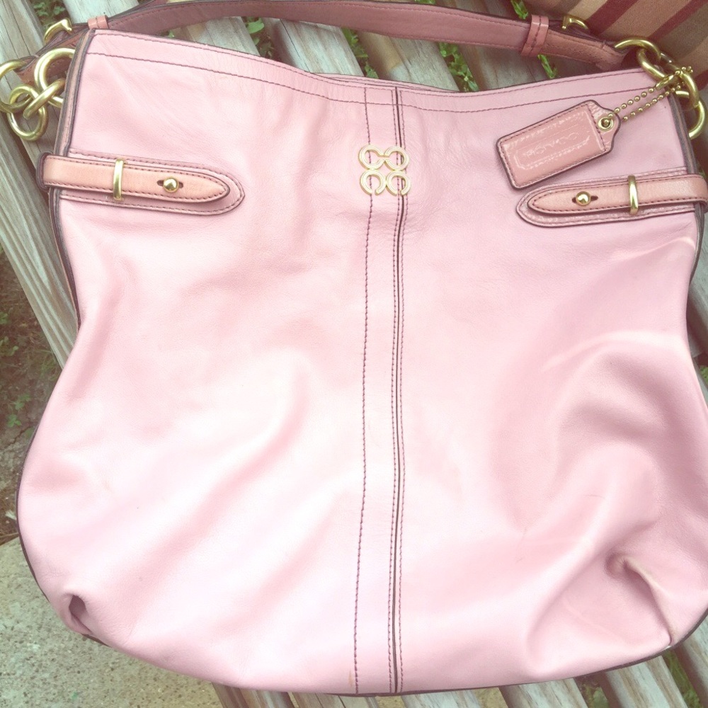 Coach leather handbag