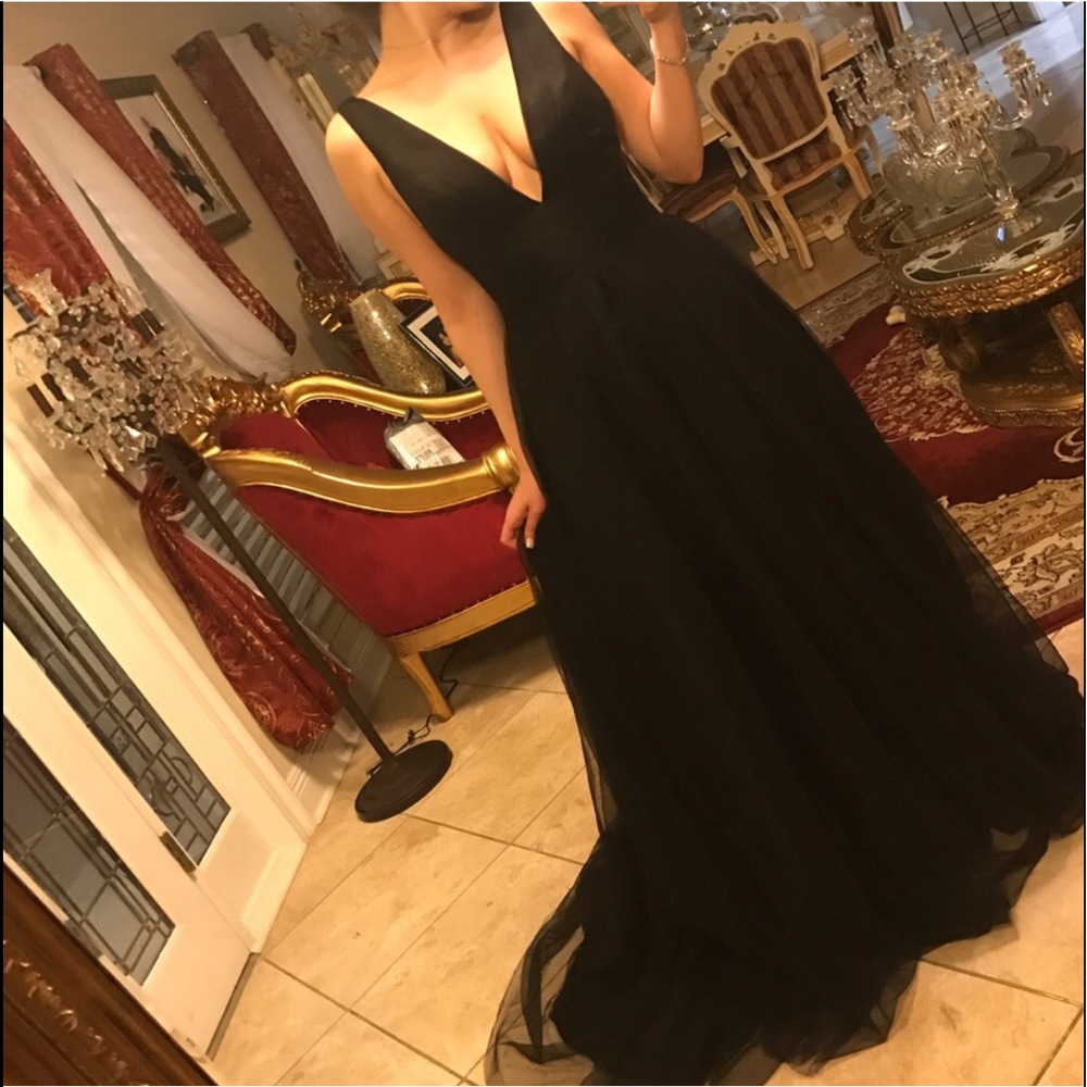Custom made dress. Double lined and altered to 0