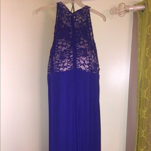 NW woman dress, blue