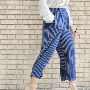 FOREVER 21 STRIPPED CULOTTES