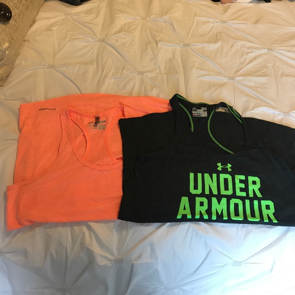 BUNDLE of 2!!!  Under Armour racer back tanks