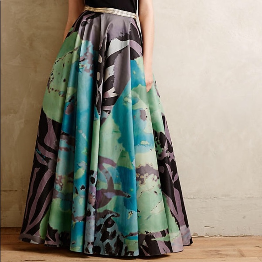 NWOT Anthropologie Pintura Ball Skirt