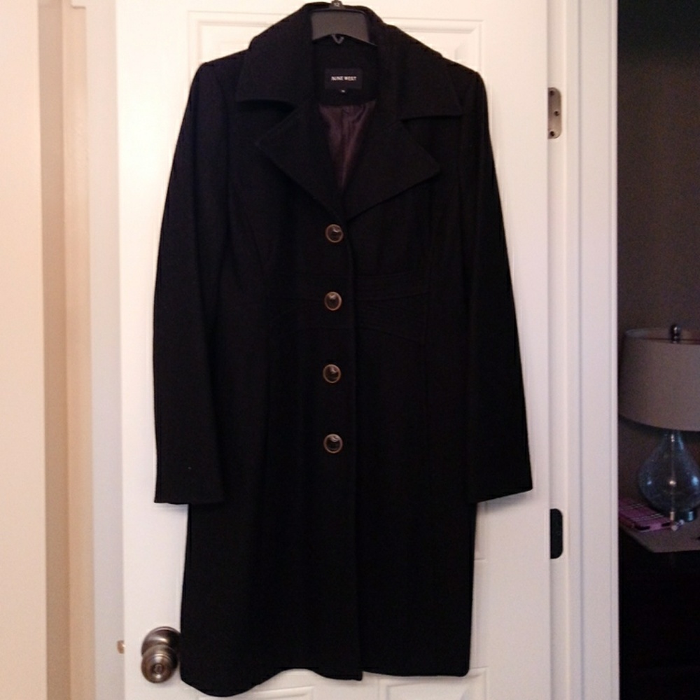 Black Wool Jacket - image 1