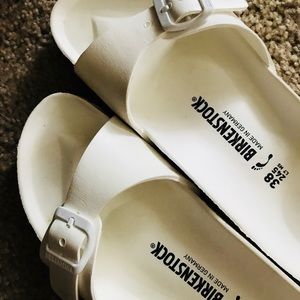Birkenstock sandals || WHITE || foam type