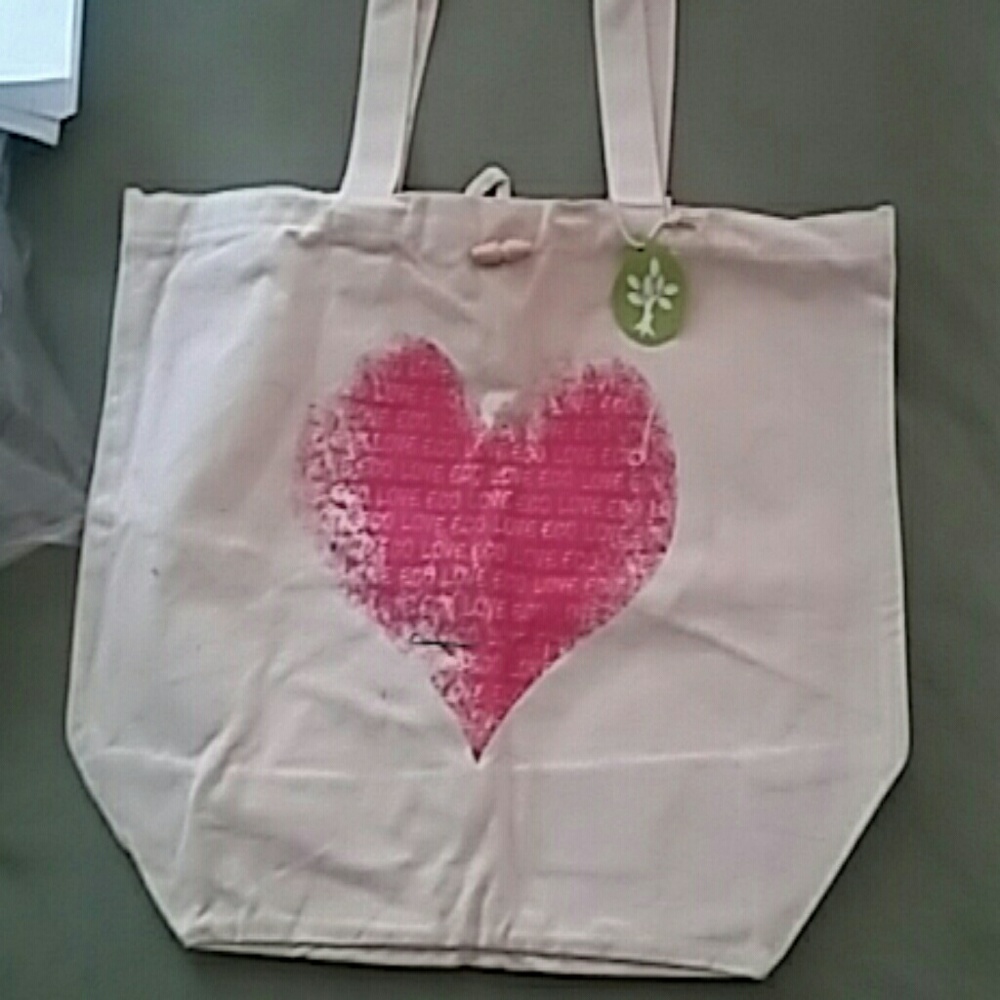 Canvas material beach bag