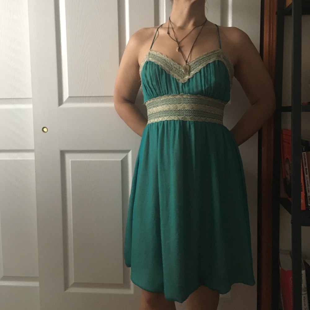Silk party dress