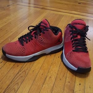 Size 9 red men's Jordan's