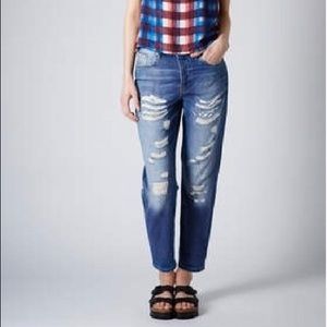 Topshop Hayden super ripped BF jeans W26L30