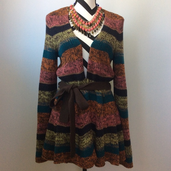 Anthropologie Sweaters - {Anthropologie} Sparrow Tie Front Cardigan