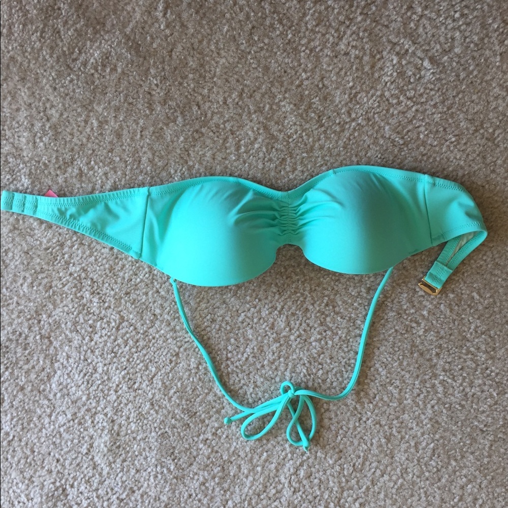 Victoria’s Secret bikini top 34 C turquoise