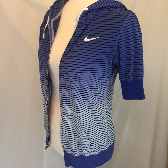 Nike Tops - Nike Full Zip Short Sleeve Hoodie