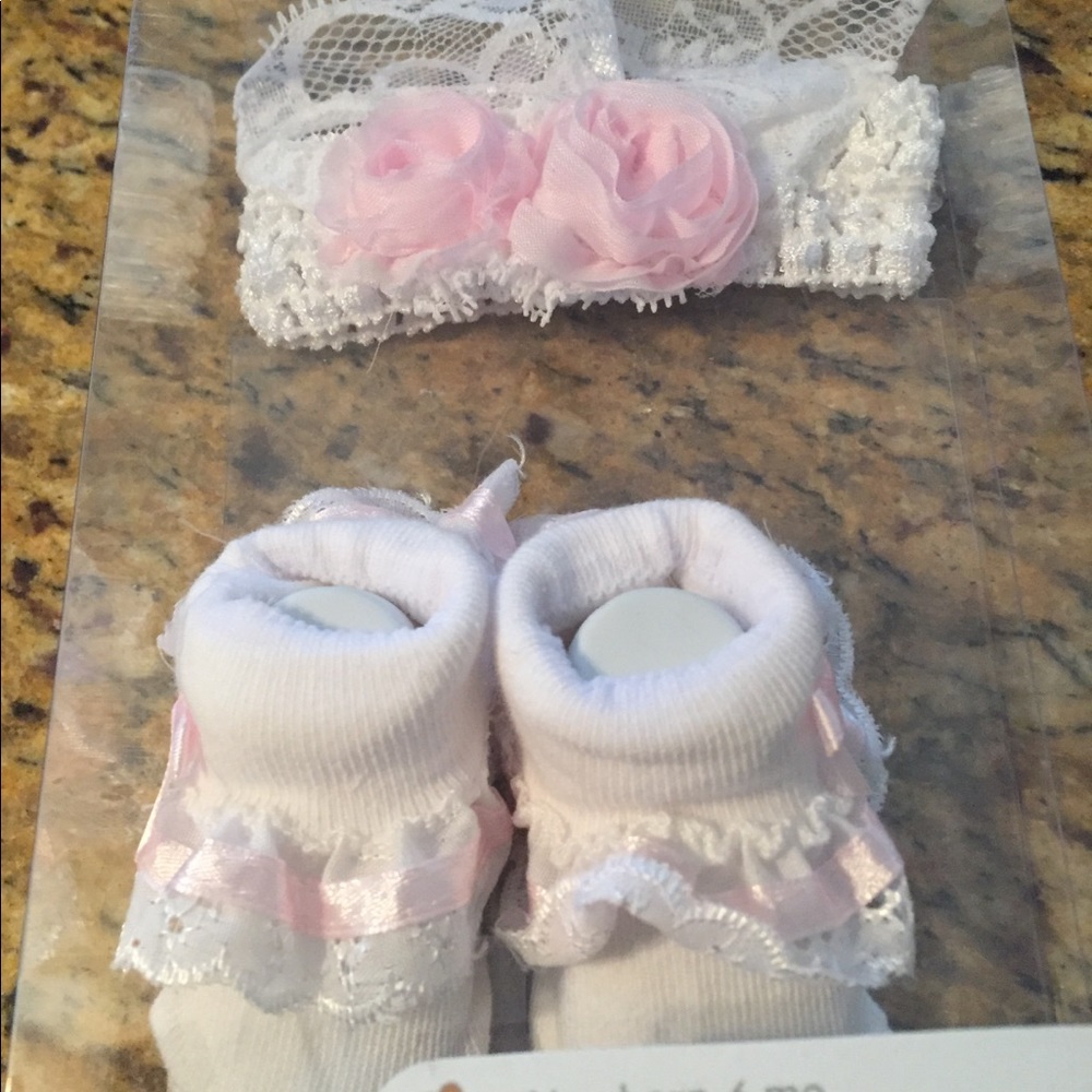 Baby headband and shoes set-final price