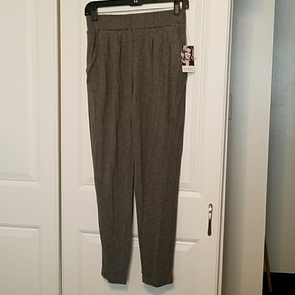 NWT Jessica Simpson Gray Jogger Stretch Pant