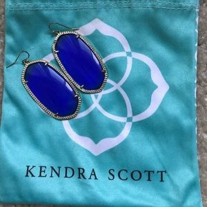 Kendra Scott Danielle earrings cobalt blue