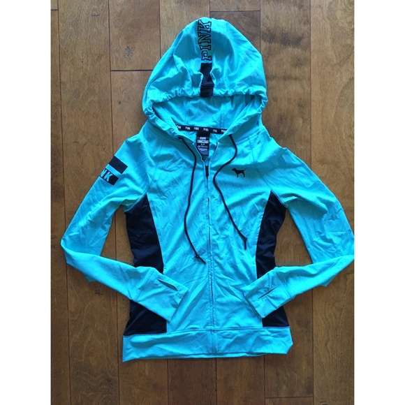 SOLD • VS PINK Athletic Zip Up! - Picture 2 of 4