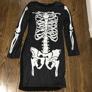 Skeleton dress Halloween costume (Large)