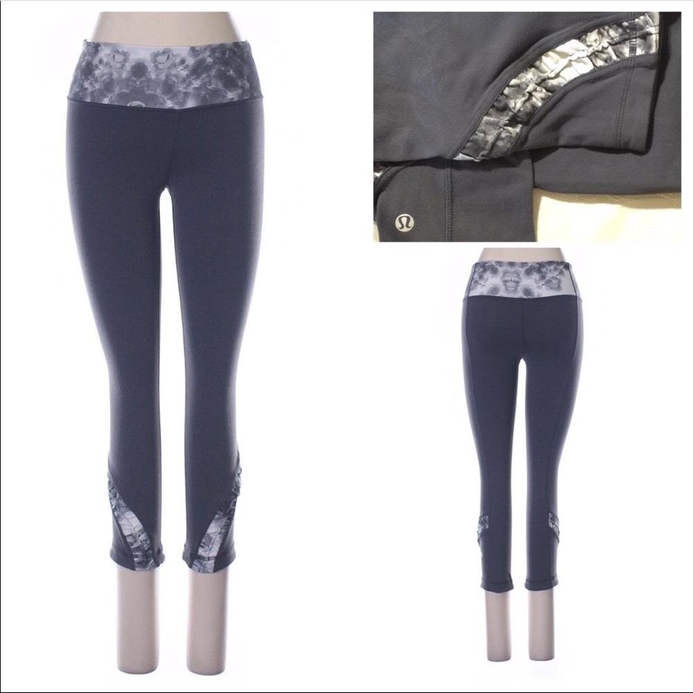 #lululemon | gray crops | size 4
