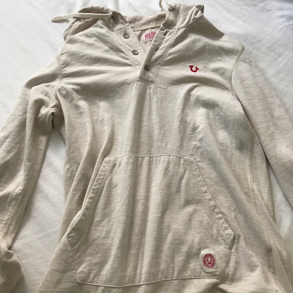 True Religion pullover with hood