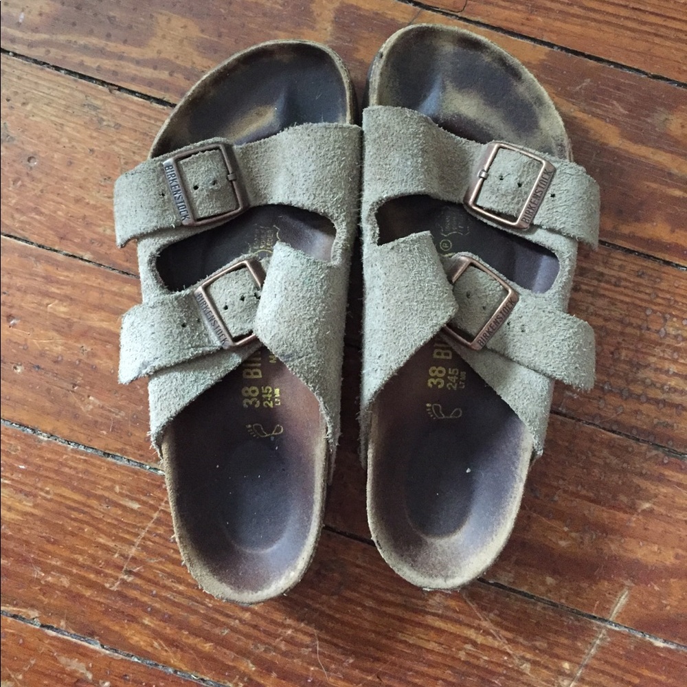 Taupe Birkenstocks