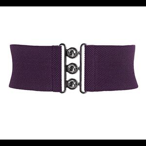 Women's Wide Hook Stretch Elastic Waist Belt