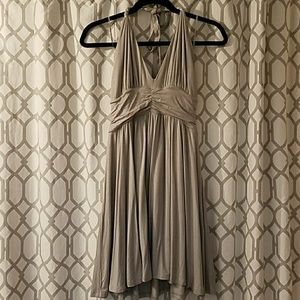Express Silver Sparkle Dress