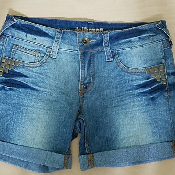 Jean Shorts.Dollhouse/Indigo Rein. - Picture 4 of 9