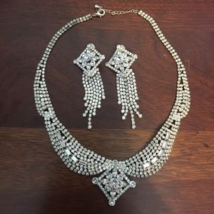 Vintage necklace and earring set