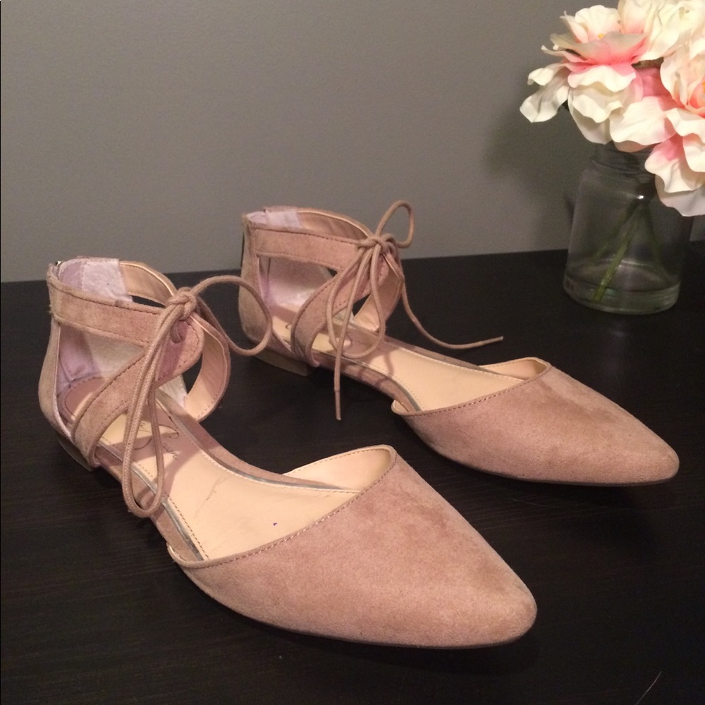 D'orsay flats with bow ties