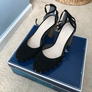 Black Seychelles Drift Heel