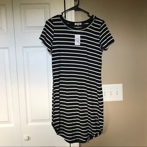 Striped T-Shirt Dress