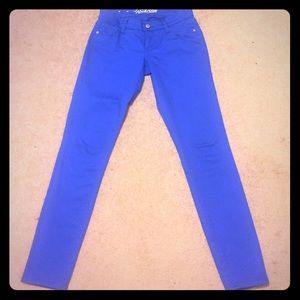Royal Blue Old Navy Rockstar Skinny Leg Pants