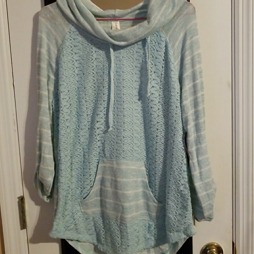 NEW NEVER WORN mint green sweater