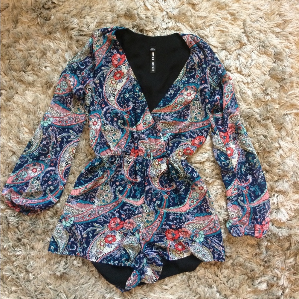 Worn Once S Bell Sleeve Romper
