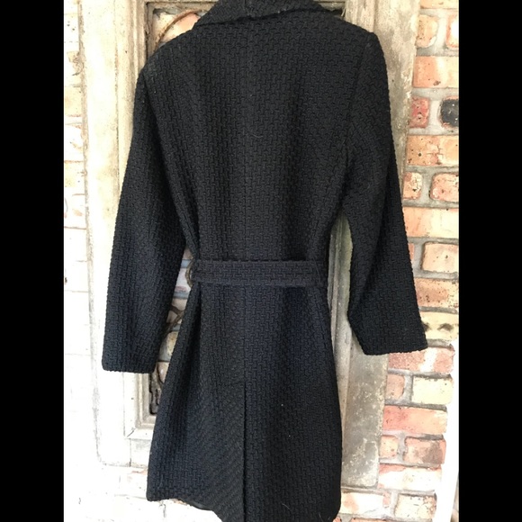 Black 100 % wool Calvin Klein coat. Worn once! - Picture 4 of 4