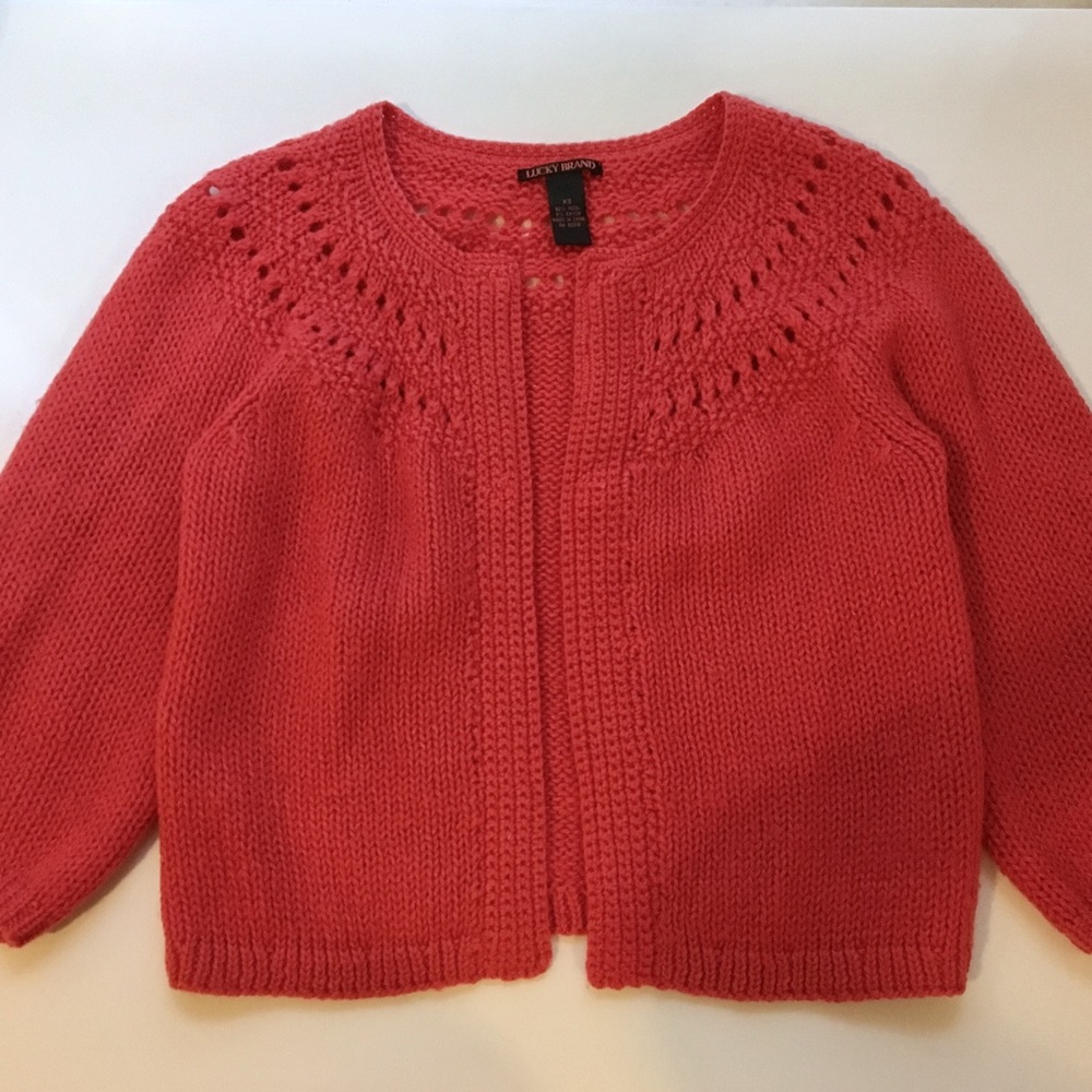 Lucky Brand Wool Cardigan Sweater