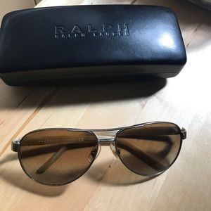 Ralph Lauren Aviator Polarized Sunglasses
