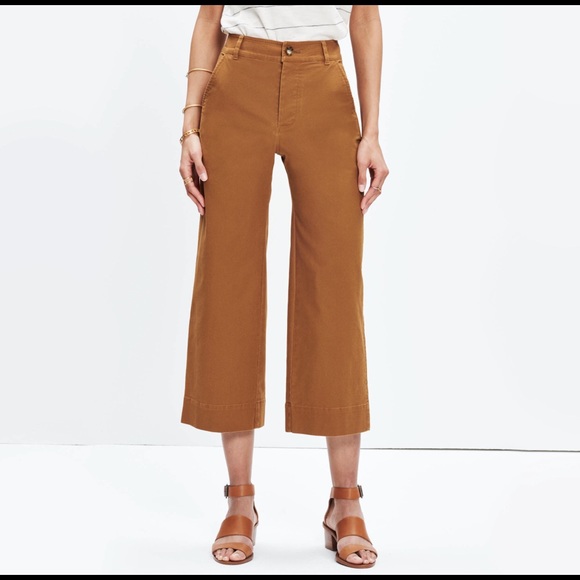 Madewell Pants - Madewell SOLD OUT Landford Wide-Leg Crop - Size 26