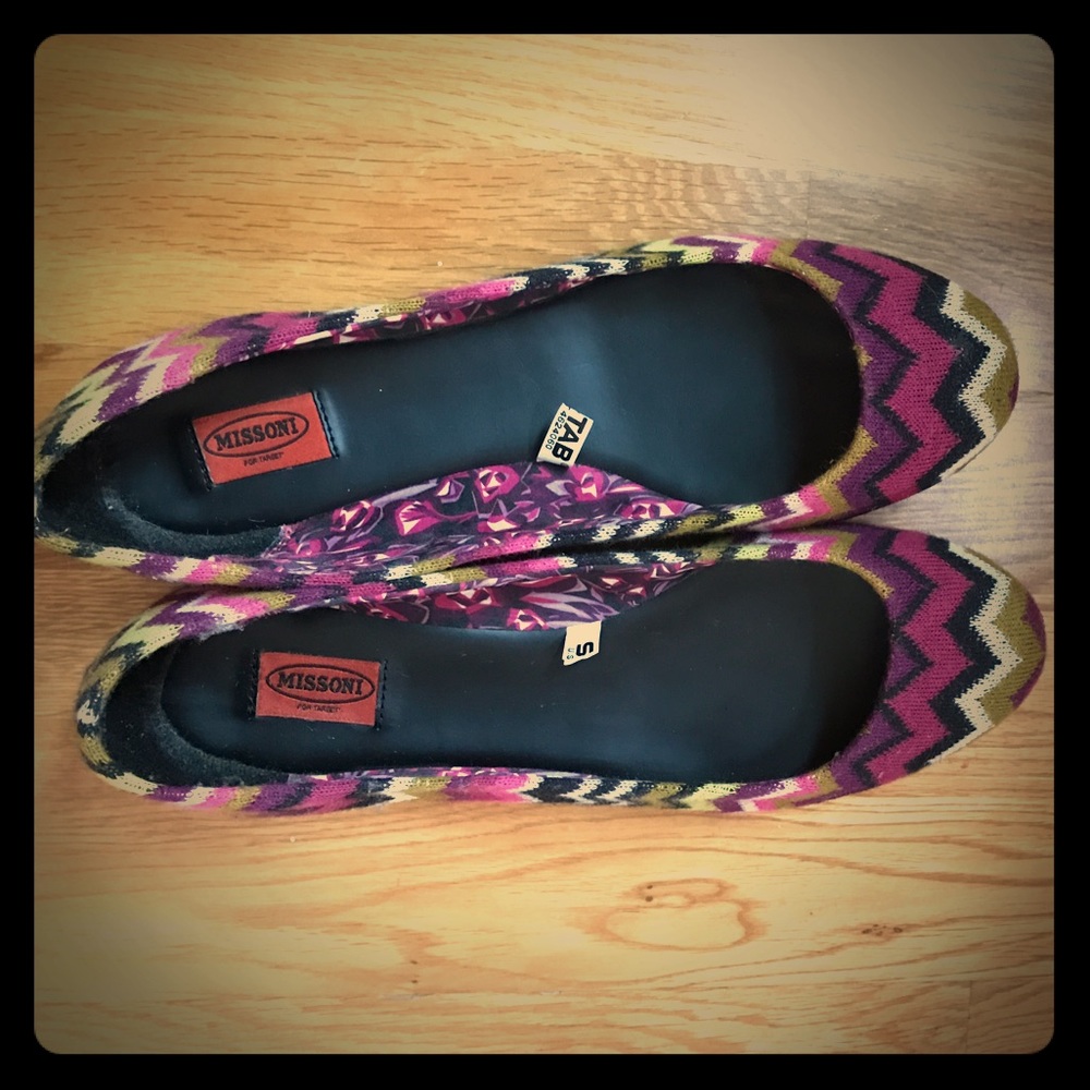 Missoni for Target ballet flats