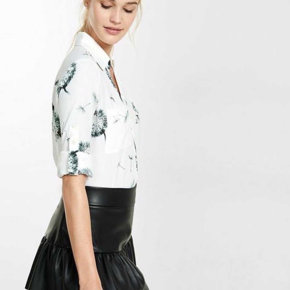 Express Slim Fit Portofino Shirt
