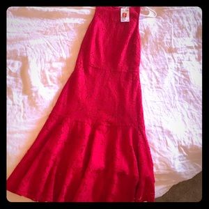 H&M NWT Lacey Red Dress