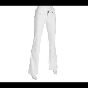 EUC Paige Premium Jeans Laurel Canyon white denim