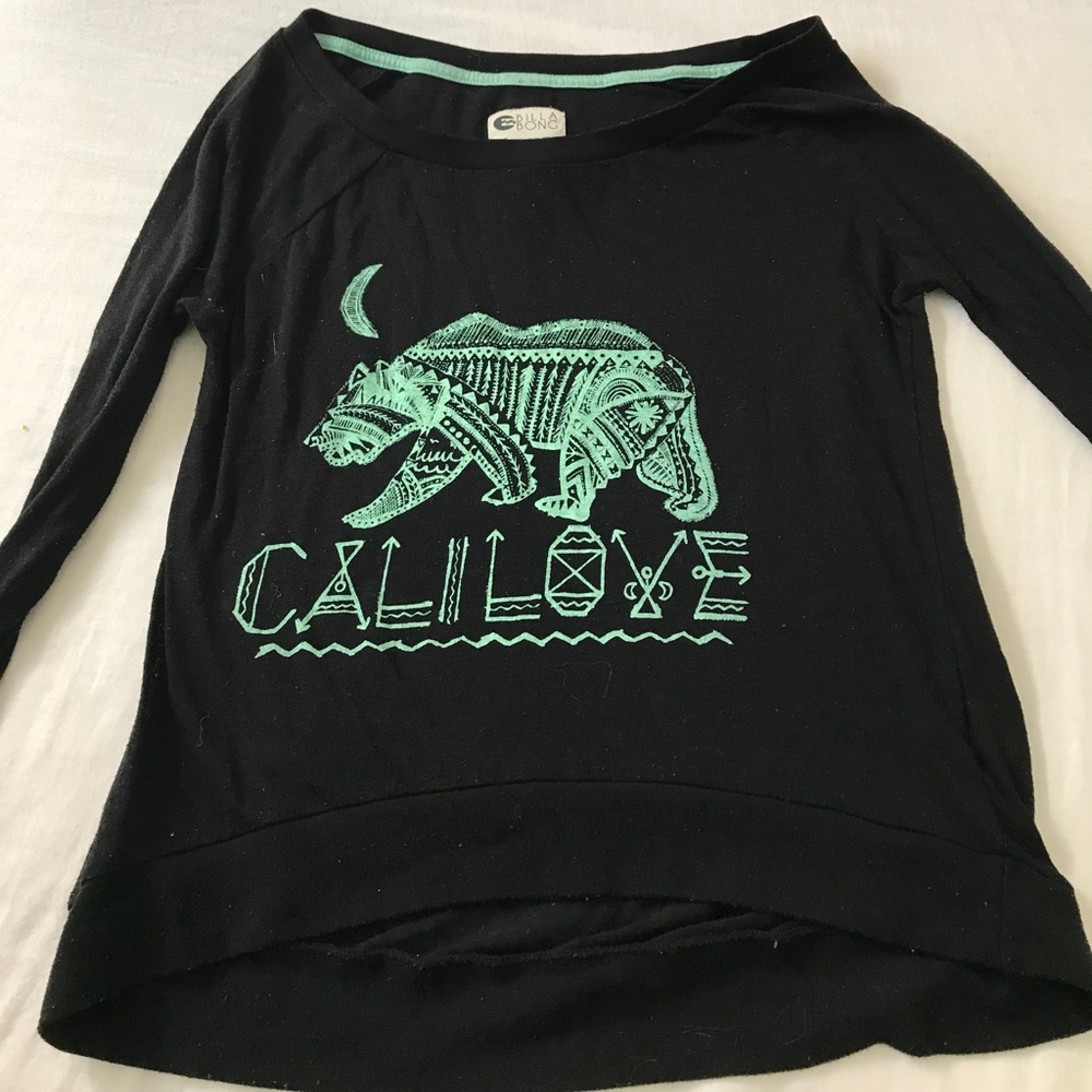 Billabong. Long sleeved. Cali Love. XS