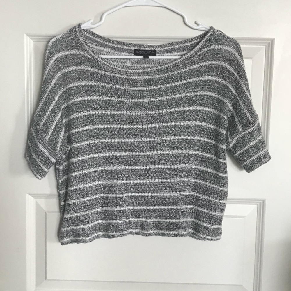 Beyond Yoga Cropped Sweater Top